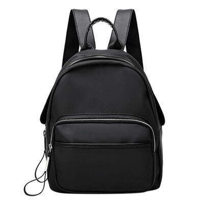 

Simple Nylon Women Pure Backpacks Shoulder Bags Preppy Girl Travel Rucksack