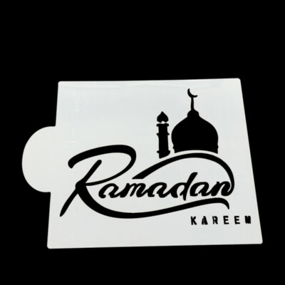 

Muslim Festival Ramadan Cake Decorating Spray Pattern Mold Muslim Fasting Eid al-Fitr Theme Cake Decoration Tools Supplies