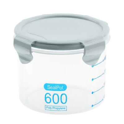 

Clear Plastic Snacks Storage Box Grain Container Food Holder Organizer