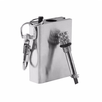 

Emergency Fire Starter Magnesium Flint Striker Camping Lighter