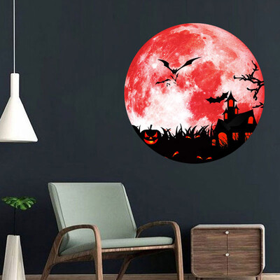 

〖Follure〗Creative Luminous Moon-shadow Wall Sticker Halloween Decoration Sticker Pumpkin