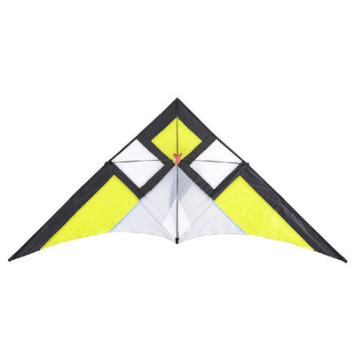 

​290135cm Wide Single Line Stunt Kite Children Adults Delta-shape Triangle Fly Kite Flyer for Beach Vacation Family Fun