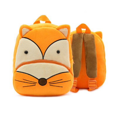 

2019 New Style Fashion Baby Girls Boys Cute Cartoon Animal Backpack Plush School Bag for Kids Hot Zipper