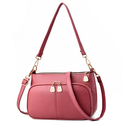 

Small bag 2019 summer new wave female bag Korean version of the fresh PU leather fashion shoulder slung small bag