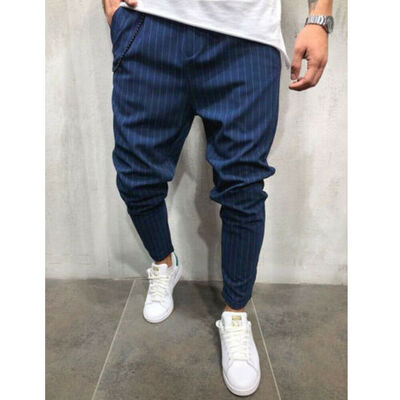 

SUNSIOM Mens Formal Business Slim Fit Suit Dress Pants Pencil Casual Long Trousers