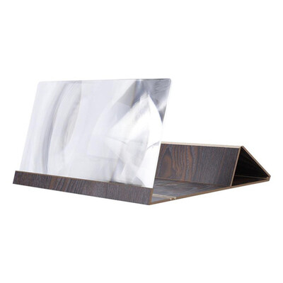 

12 inch Lightweight Wooden Phone Screen Amplifier Magnifier Display Holder Stand