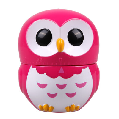 

Owl Cartoon Kitchen Timers 60 Minutes Cooking Mechanical Home Decor