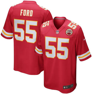

Youth Football Jersey Kansas City Chiefs Dee Ford Red Game Jersey