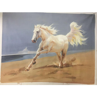 

Ou Ji Oil Painting Horse Pentium 18106