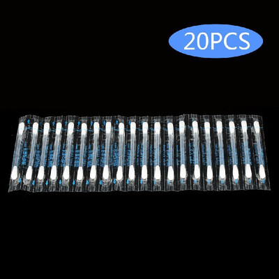 

20PCS Medical Alcohol Swabsticks with Cotton Tips Home Outdoor Use First Aid Supplies Sterile Package 05mlpc