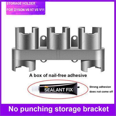 

〖Follure〗No punching Brush Head Storage Support Brackect For V7 V8 V10 V11 Vacuum Cleaner