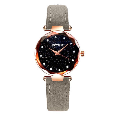 

Luxury Exquisite Fashion Star Quartz Watch Women Casual Bright Starry Sky Wristwatches