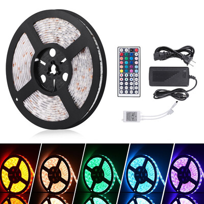 

〖Follure〗StripSun LED Strip Lights SMD 5050 Waterproof 164ft 5M 300leds RGB Color LED 5A