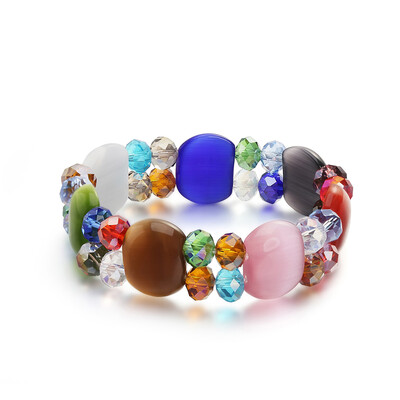 

Fashion Colourful Elastic Beads Bracelets Cool DIY Craft Jewelry