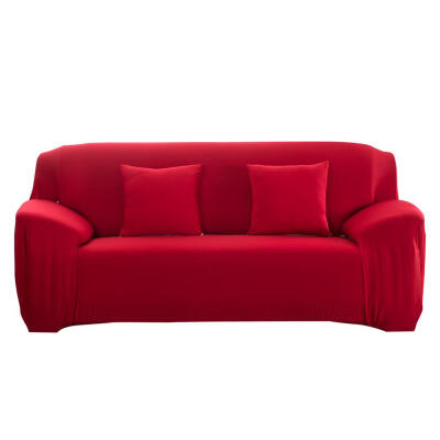

Fashion Slipcover Stretchable Pure Color Sofa Cushion Cover Purplish Red