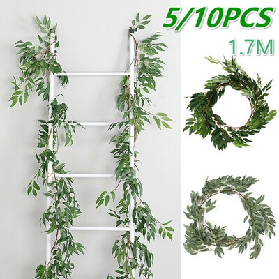 

17M 510PCS Artificial Greenery Garland Faux Silk Eucalyptus Vines Wreath Wedding Backdrop Wall Decor