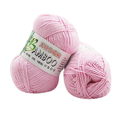 

Gobestart New 100 Bamboo Cotton Warm Soft Natural Knitting Crochet Knitwear Wool Yarn 50g