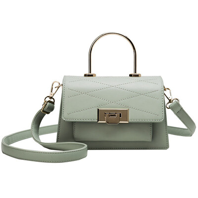 

New printing plaid small square bag female 2019 fashion Korean version of the simple chain shoulder bag tide wild diagonal female bag