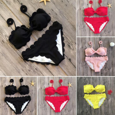 

2019 Women Bandage Push-up Padded Bikini Set Swimwear Swimsuit Bathing Suit