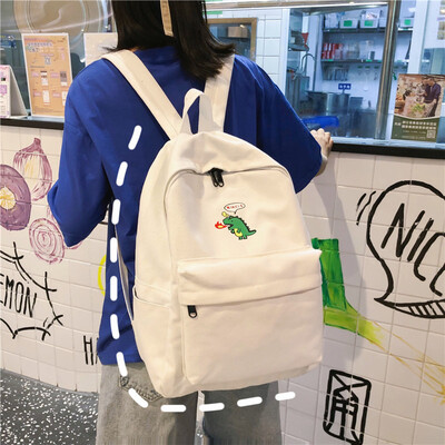 

Insfeng schoolbag female Korean version of high school students Shoulder Bag Canvas Baitaoshen school backpack shoulder bag