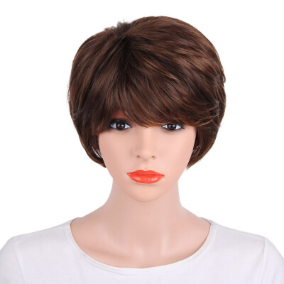 

〖Follure〗Women Ladies Natural Short Straight Hair Wigs Cosplay Full Wig