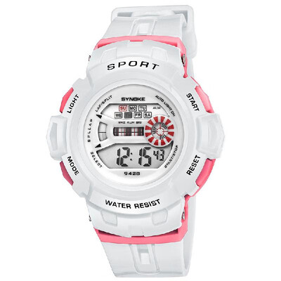 

SYNOKE Students Children Sport Watches 3ATM Life Water-resistant Digital Backlight Child Kids Boy Girls Wristwatch Alarm Stopwatch