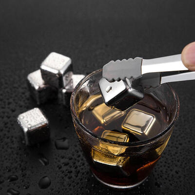 

Greensen Reusable Stainless Steel Ice Chill Cube Rocks for Whisky Wine Reusable Ice Chill Whisky Ice Chill