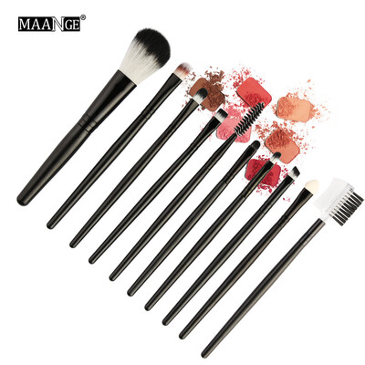 

〖Follure〗10pcs Cosmetic Makeup Brush Blusher Eye Shadow Brushes Set Kit New