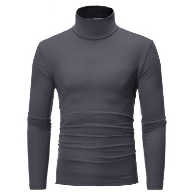 

Mens Winter Warm Cotton High Neck Pullover Jumper Sweater Tops Turtleneck