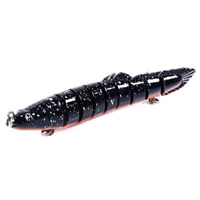 

14cm 214g Lifelike Multi-jointed 9-segment Artificial Hard Bait Fishing Lure Swimbait Crankbait Fish Treble Hook Tackle