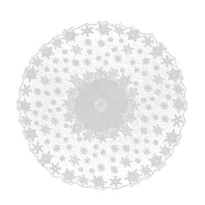 

Siaonvr Christmas Table Cloth Cover White Vintage Lace Tablecloth Home Party Xmas Decor