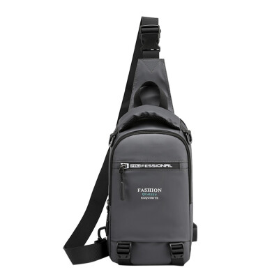 

Tailored Mens Large Capacity Usb Charging Chest Bag Multi-Function Shoulder Bag