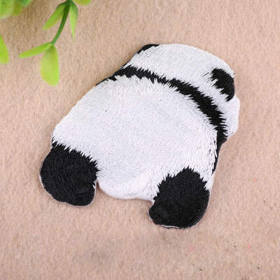 

Embroidered Animal Cloth Patches Stickers Cartoon Cute Little Panda Fabric Patch Clothing Accessories Decoration