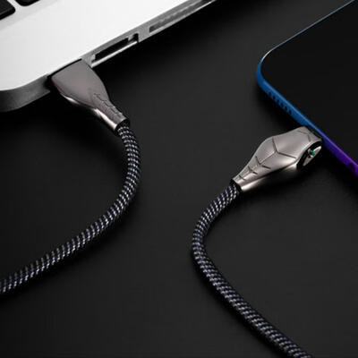 

Benks 3A Micro USB Fast Charging Cable Braided Charging Cord For Android-12m