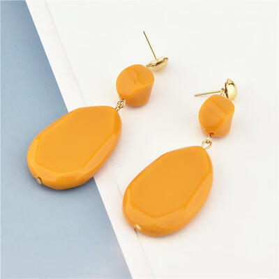 

2019 New Hot Fashion Geometric Square Earrings Brincos Oorbellen Acrylic Connection Pendants Drop Earrings For Women Jewelry