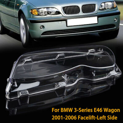 

Car Headlight Lens Cover Left Side For BMW 2002-2005 E46 325i 325Xi 330i 330Xi