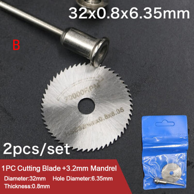 

Siaonvr HSS Circular Wood Cutting Saw Blade Discs Mandrel Drill For Rotary Tool