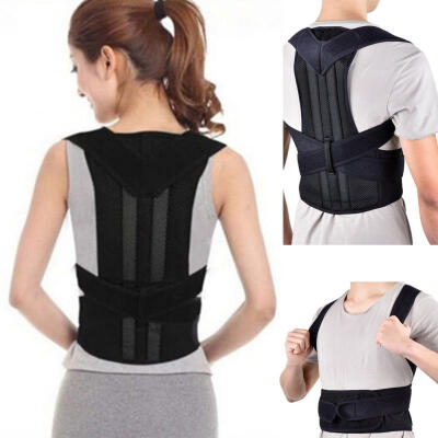 

New Adjustable Hump Correction Back Support Shoulder Lumbar Brace Belt