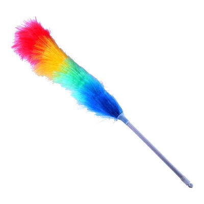 

Greensen Soft Magic Feather Duster Household Colorful Cleaning Products Anti Static With Long Handle New