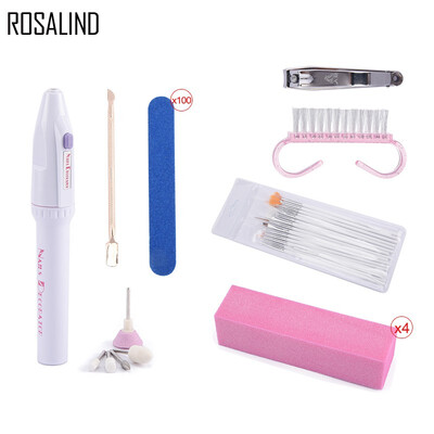 

ROSALIND Professional Gel Tools Nail Art Manicure Tools Set Personal use