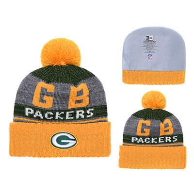 

NFL Football League Packers Green Bay Packers New Era Innocent Knitted Wool Baseball Cap