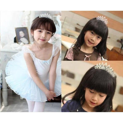 

Baby Girls Bridal Wedding Tiara Evening Sparkling Diamante Prom Tiara Hair Comb