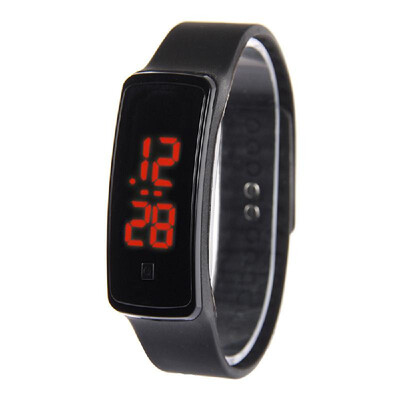 

Fashion Men Women Casual Sports Bracelet Watches LED Electronic Digital Candy Color Unisex Silicone Watch