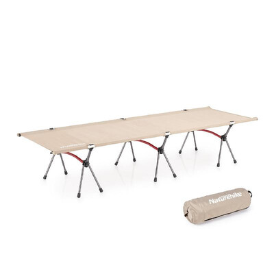 

Naturehike Aluminum Camping Cot Folding Bed Outdoor Beach Camping Mat Sturdy Comfortable Portable Folding Tent Bed Cot Sleeping Ou