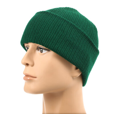 

Pure Color Striped Warm Knitting Wool Beanie Outdoor Riding Unisex Knitted Hat