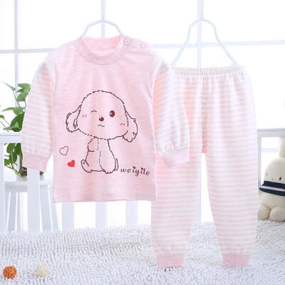 

2pcs Boys Kids Cotton Casual Clothing Set Long Sleeve Cute Dog Tops Pants