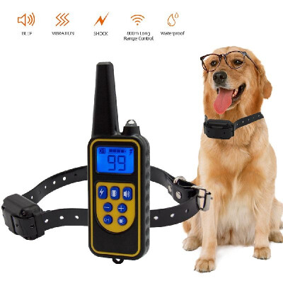 

Dog Anti Bark Collar Adjustable Rechargeable&Waterproof Collar Beep Vibration Shock Training Collar for Small Medium Large Dog