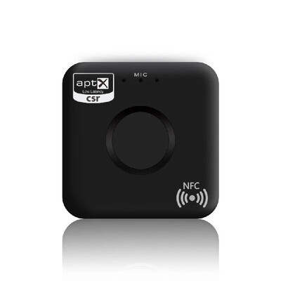 

B7 PLUS Bluetooth 42 Receiver CSRA64215 Wireless Audio Receiver Adapter APT-X NFC CVC60 Built-in Microphone AUX Out for Headphon