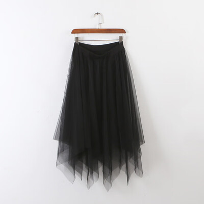 

Summer Womens Sexy Irregular Skirt Comfortable Solid Color Loose Fashion Simple