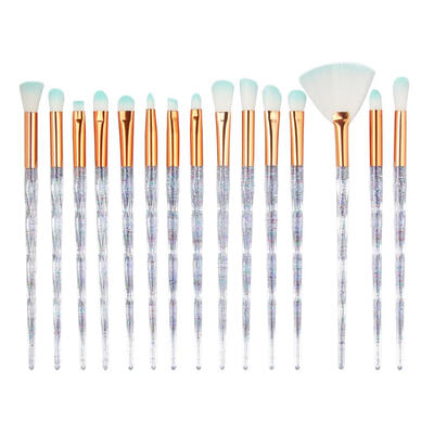

3D Soft Hair Diamond Eyeliner Eyebrow Eyeshadow Powder Makeup Brushes Set